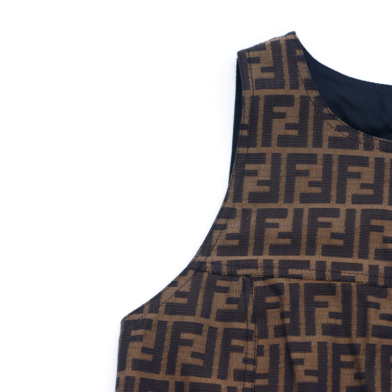 FENDI フェンディ　ズッカ柄　ワンピース　ブラック　ブラウン　マルチカラー 楽天市場】【アパレル】FENDI フェンディ ズッカ柄 ズッキーノ
