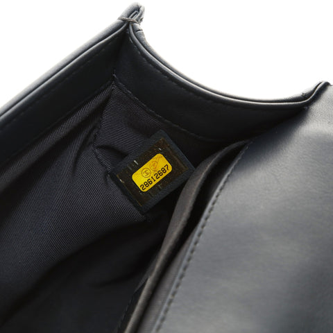 CHANEL Mini Boy Chanel 7.9" Gunmetal 28th Series 2019 Shoulder Bag gray WS26600