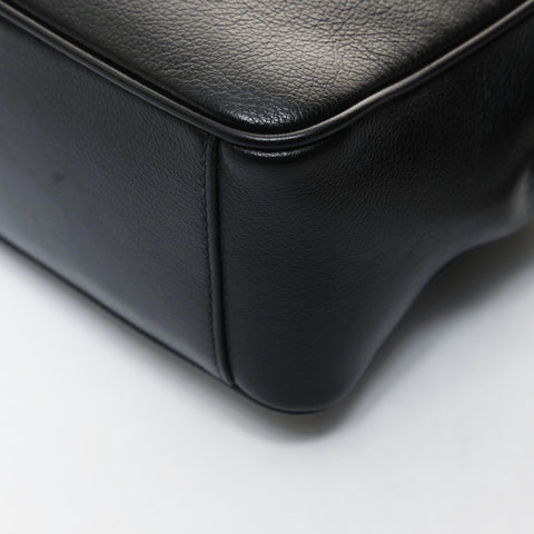 PRADA Logo-embossed camera bag Shoulder Bag black WS26601