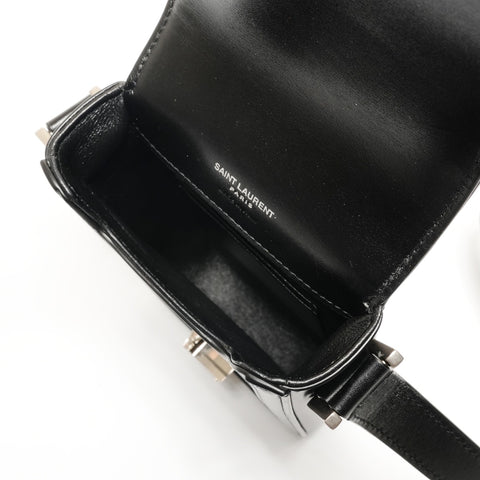 YVES SAINT LAURENT Solferino Mini Leather Shoulder Bag black WS26610