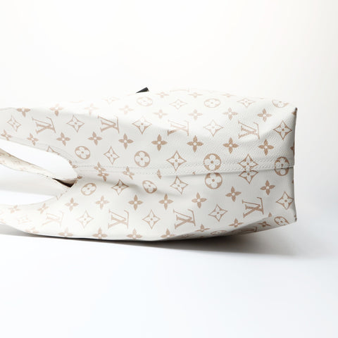 LOUIS VUITTON Monogram Atlantis GM Handbag white WS26615