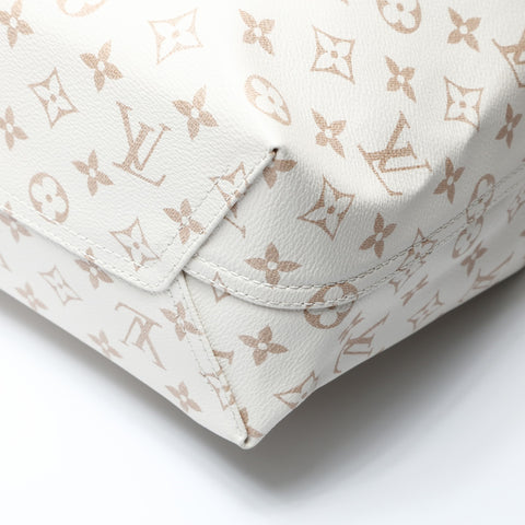 LOUIS VUITTON Monogram Atlantis GM Handbag white WS26615