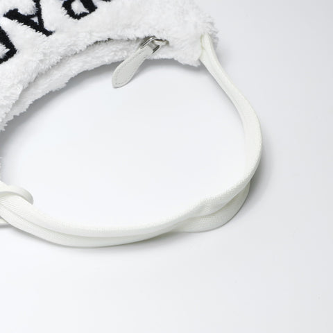 PRADA Re-Edition 2000 SPUGNA Hobo Shoulder Bag white WS26617