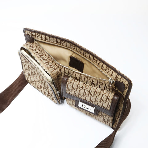 Christian Dior Trotter canvas waist bag Waist bag Brown WS26619
