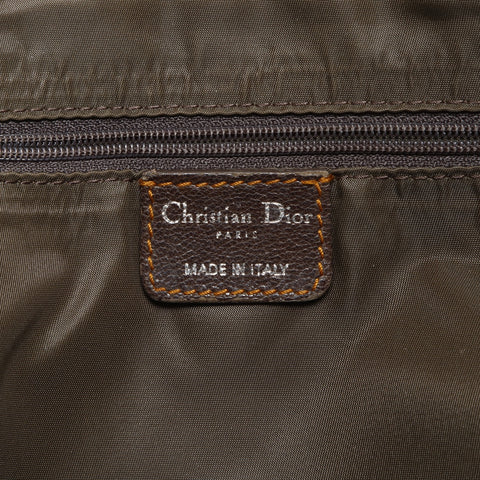 Christian Dior Trotter Canvas Handbag Brown WS26620