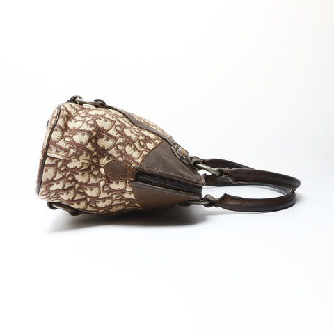 Christian Dior Trotter Canvas Handbag Brown WS26620