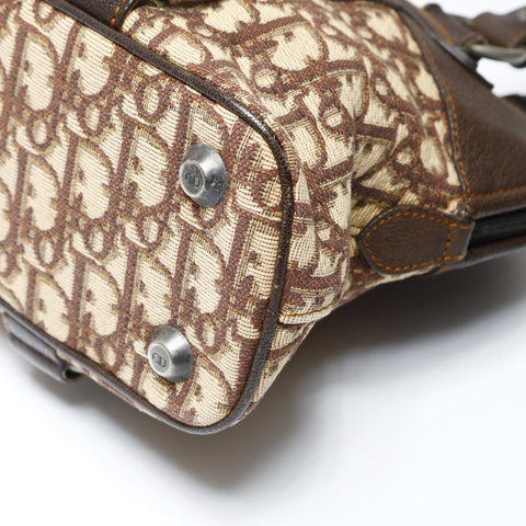 Christian Dior Trotter Canvas Handbag Brown WS26620