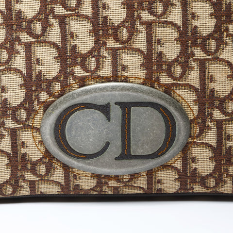 Christian Dior Trotter Canvas Handbag Brown WS26620