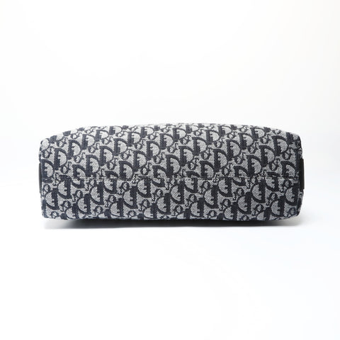 Christian Dior Trotter Canvas Shoulder Bag black WS26621