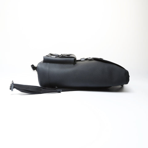 LOUIS VUITTON Taurillon Clemence Christopher Slim Backpack Backpack  Daypack black WS26623