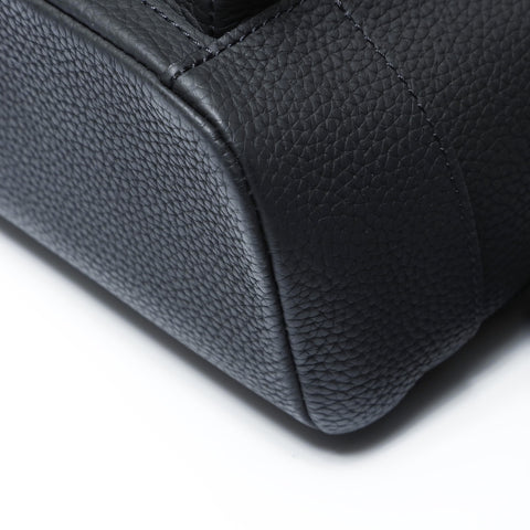 LOUIS VUITTON Taurillon Clemence Christopher Slim Backpack Backpack  Daypack black WS26623