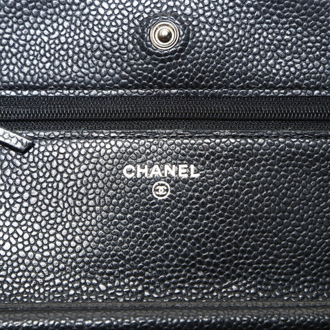 CHANEL Matrasse Chain wallet Shoulder Bag black WS26626