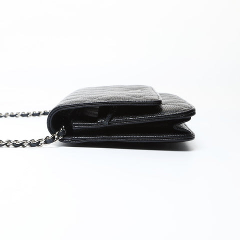 CHANEL Matrasse Chain wallet Shoulder Bag black WS26626