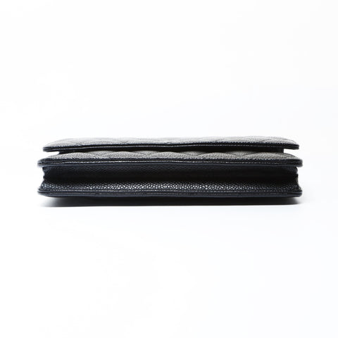 CHANEL Matrasse Chain wallet Shoulder Bag black WS26626