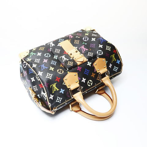 LOUIS VUITTON 2004 Speedy 30 Multicolor Handbag multicolor WS26628