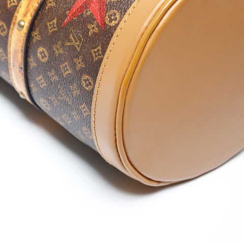 LOUIS VUITTON 2018 Monogram Trompe L'oeil Duffel Bag Shoulder Bag Brown WS26629