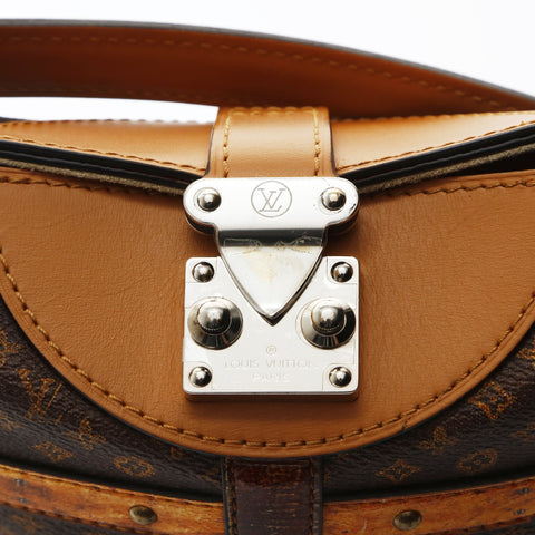 LOUIS VUITTON 2018 Monogram Trompe L'oeil Duffel Bag Shoulder Bag Brown WS26629