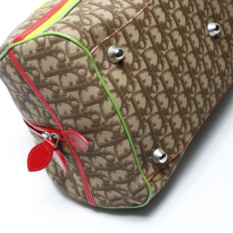 Christian Dior Rasta Trotter Bowling Bag Boston bag Brown WS26630