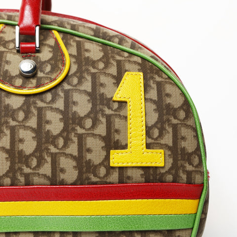 Christian Dior Rasta Trotter Bowling Bag Boston bag Brown WS26630