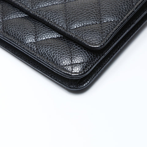 CHANEL Matrasse Chain wallet Shoulder Bag black WS26631
