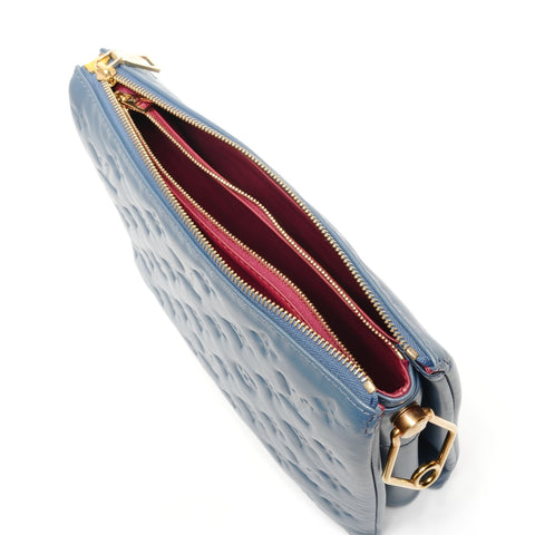 LOUIS VUITTON Monogram Coussin PM Shoulder Bag blue WS26632