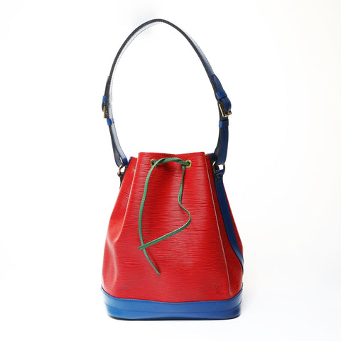 LOUIS VUITTON 1992 Noe Epi Shoulder Bag Red WS26635
