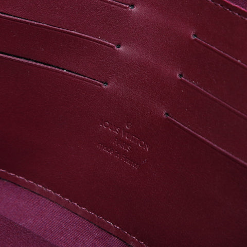 LOUIS VUITTON 2008 Patent Leather PVC Monogram Vernis Sunset Boulevard Handbag purple WS26637