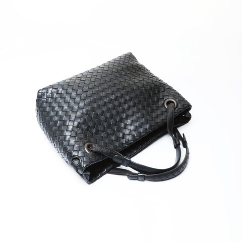 BOTTEGAVENETA INTRECCIATO Garda Bag Handbag black WS26642