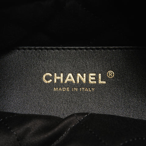 CHANEL Chanel 22 Shiny Calfskin Shoulder Bag black WS26643