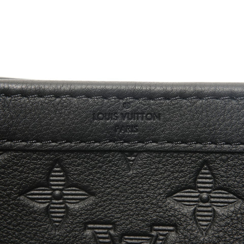 LOUIS VUITTON Monogram Shadow Gaston Wearable Wallet M81115 Shoulder Bag black WS26644