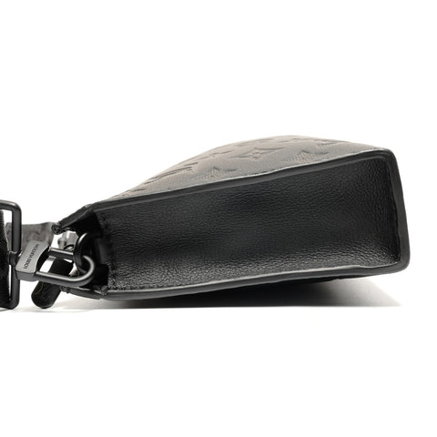 LOUIS VUITTON Monogram Shadow Gaston Wearable Wallet M81115 Shoulder Bag black WS26644