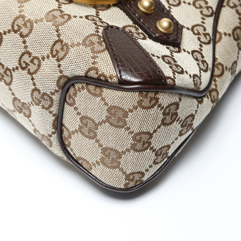 GUCCI Horsebit GG canvas one belt Shoulder Bag Brown WS26646