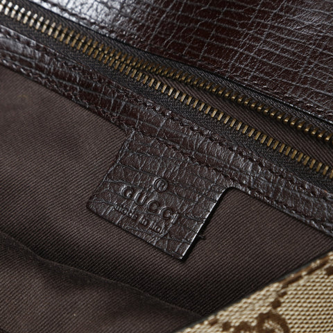 GUCCI Horsebit GG canvas one belt Shoulder Bag Brown WS26646