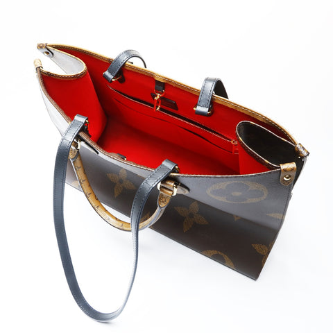 LOUIS VUITTON 2019 On the Go GM Monogram Tote Bag Brown WS26647