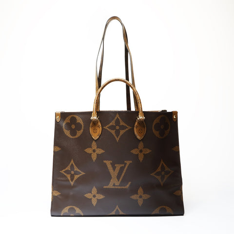 LOUIS VUITTON 2019 On the Go GM Monogram Tote Bag Brown WS26647