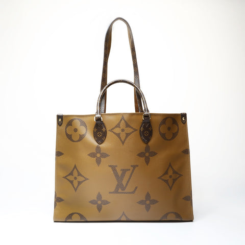 LOUIS VUITTON 2019 On the Go GM Monogram Tote Bag Brown WS26647
