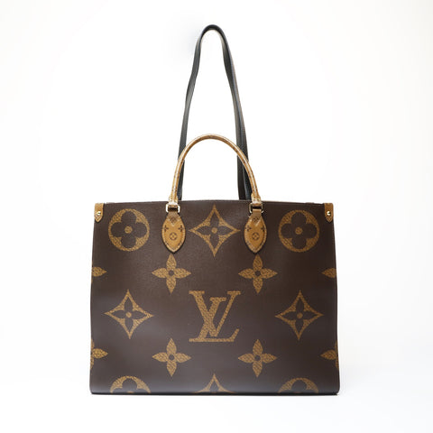LOUIS VUITTON 2020 On the Go GM Monogram Tote Bag Brown WS26650