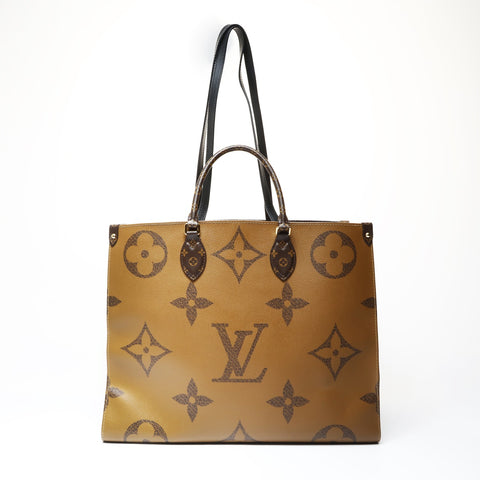 LOUIS VUITTON 2020 On the Go GM Monogram Tote Bag Brown WS26650