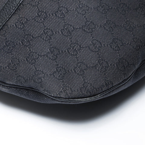 GUCCI GG Canvas Interlocking One-Shoulder Bag Shoulder Bag black WS26651