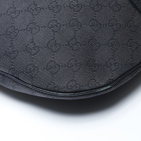 GUCCI GG Canvas Interlocking One-Shoulder Bag Shoulder Bag black WS26651