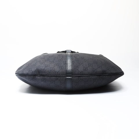 GUCCI GG Canvas Interlocking One-Shoulder Bag Shoulder Bag black WS26651