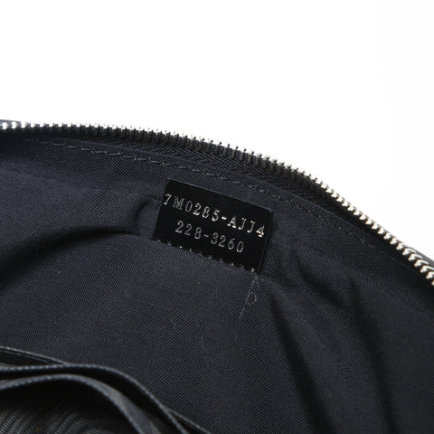 FENDI Zucca Pattern Logo Camera Bag Shoulder Bag black WS26654