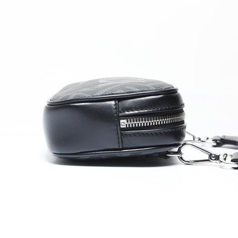 FENDI Zucca Pattern Logo Camera Bag Shoulder Bag black WS26654