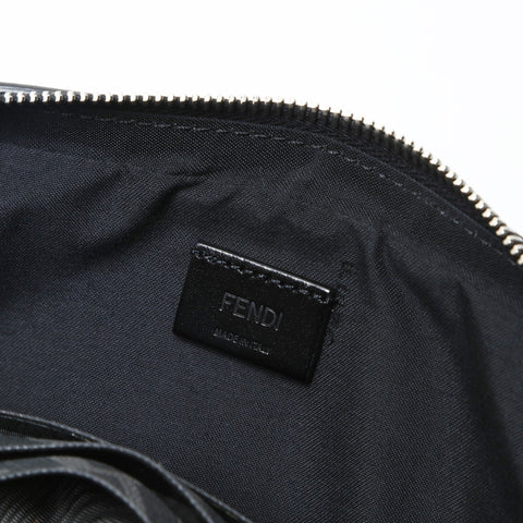 FENDI Zucca Pattern Logo Camera Bag Shoulder Bag black WS26654