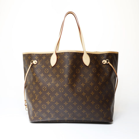 LOUIS VUITTON 2017 Neverfull GM Monogram Tote Bag Brown WS26659
