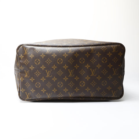 LOUIS VUITTON 2017 Neverfull GM Monogram Tote Bag Brown WS26659