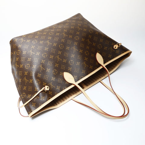 LOUIS VUITTON 2017 Neverfull GM Monogram Tote Bag Brown WS26659