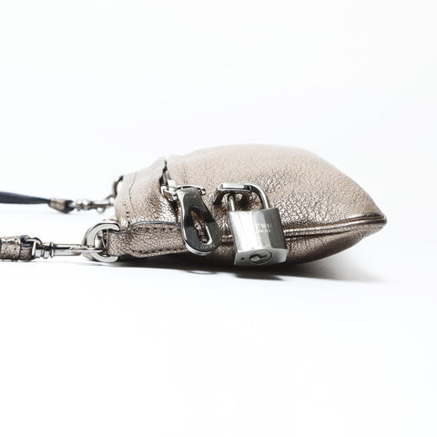 LOEWE leather Shoulder Bag gold WS26663