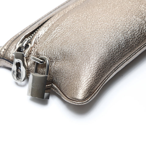LOEWE leather Shoulder Bag gold WS26663