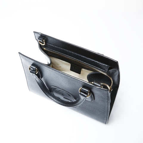 GUCCI Soho 2WAY Handbag black WS26666